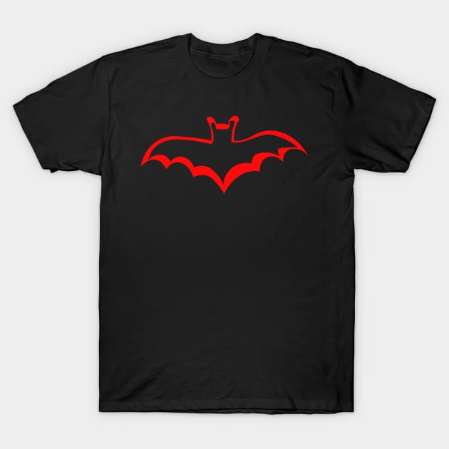 Halloween bat T-Shirt by saber fahid 